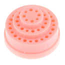 48 Holes Nail Drill Bit Kit Holder Stand Organizer Manicure Box Display Pink