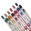 12 Pieces Long Lasting Colorful Eyeliner Eyebrow Lip Liner Pencils Set Pens Makeup Cosmetic Tool