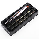 Professional Volume Curling Black Mascara + 2 Pieces Waterproof Eyeliner Pen Pencil Set