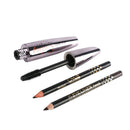 Professional Volume Curling Black Mascara + 2 Pieces Waterproof Eyeliner Pen Pencil Set