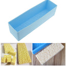 Rose Pattern Toast Silicone Soap Mold Loaf Cake Baking Bread DIY Tool Chocolate Mould New