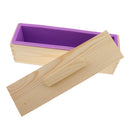 Multi-functional Rectangular Silicone Loaf Toast Bread Pastry Backing Cake Soap Handmade Mold Crafts Moulds 900ml Purple