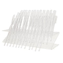 64 Clear Sticks Nail Art Display Stand Salon Tool UV Gel Acrylic Tips Rack