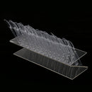 64 Clear Sticks Nail Art Display Stand Salon Tool UV Gel Acrylic Tips Rack