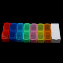 14 Compartments 7 Day Pill Organizer Box Weekly Case with Pill Splitter Cutter - Large Travel Medication Reminder Medicine Dispenser Twice a Day