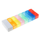 14 Compartments 7 Day Pill Organizer Box Weekly Case with Pill Splitter Cutter - Large Travel Medication Reminder Medicine Dispenser Twice a Day