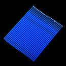 100pcs Eyelash Extension Micro Brushes Disposable Individual Mascara Applicators - Blue
