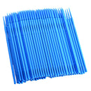 100pcs Eyelash Extension Micro Brushes Disposable Individual Mascara Applicators - Blue