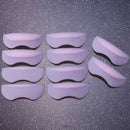 5 Pairs Eyelash Perming Curler Root Lifting Silicone Lash Pads Eye Shield Guards Set Multi Size - Pink