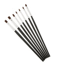 7pcs Salon Nail Art UV Gel Design Brush Tip Acrylic Pen Dot Paint Liner Manicure Tool