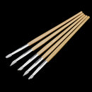 5 Pieces Professional Wood Silicone Head Carving Pen Pencil Tool Set Gel Nail Art Brushes