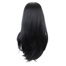 Natural Black Synthetic Long Hair Wigs 11 Inches for Lady