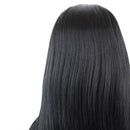Natural Black Synthetic Long Hair Wigs 11 Inches for Lady