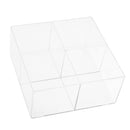 Multi-functional Large Storage Box 4 Slots Makeup Pen Brush Case Holder Stand
