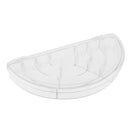 10 Compartment Fan Storage Case Container Box for Nail Art Tips Gems Stickers Organizer
