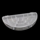 10 Compartment Fan Storage Case Container Box for Nail Art Tips Gems Stickers Organizer
