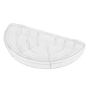 10 Compartment Fan Storage Case Container Box for Nail Art Tips Gems Stickers Organizer