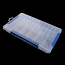 28 Cell Detachable Empty Nail Art Tips Storage Box Rhinestone Beads Gem Case