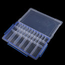 28 Cell Detachable Empty Nail Art Tips Storage Box Rhinestone Beads Gem Case