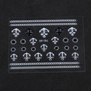 50 pieces Mixed 3D Nail Art Sticker for Nails Decoration Manicure DIY Design