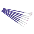 7 Pieces Professional Light Therapy Pen Gel Nail Brush Nail Art Painting Brushes Pen Set
