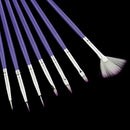 7 Pieces Professional Light Therapy Pen Gel Nail Brush Nail Art Painting Brushes Pen Set