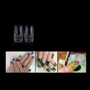 Bulk Lot 500 pcs French Manicure False Full Cover Nail Art Tips Stickers Wrap for Salon Acrylic UV Gel Polish CLEAR