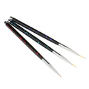 3 Pieces Acrylic Nail Art Pen Brushes Set for Nail Polish Drawing Painting Liner DIY Design Decoration