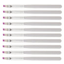 10 Pieces Salon Nail Art Phototherapy Brushes Pens UV Gel Drawing Painting Tool for Nail Art DIY Design