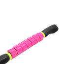 Portable Roller Massage Stick Trigger Point Pain Stress Reliever Travel Accessory Magenta