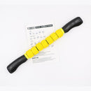 Portable Roller Massage Stick Trigger Point Pain Stress Reliever Travel Accessory Yellow