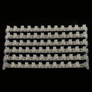72 SLOTS / 6 TIERS Professional Clear Manicure Nail Art Display Stand Plastic Rack Holder Shelf with 72 Pieces Nail Tip Rings