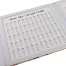 Women Ladies Nail Art Supplies Professionals Convenient Use Salon Nail Art Gel Polish Card Display Board Book Chart 120 Colors