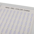 Women Ladies Nail Art Supplies Professionals Convenient Use Salon Nail Art Gel Polish Card Display Board Book Chart 180 Colors