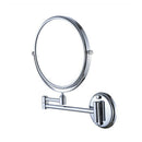 8 inches Double-sided Wall Mounted Makeup Shaving Bathroom Mirror Folding Swivel Extendable (5x Magnification)
