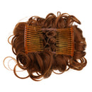 Fashionable Women Ladies Girls Curly Synthetic Hair Bun Cover Hairpiece Clip In Scrunchie Hair Extension