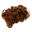 Fashionable Women Ladies Girls Curly Synthetic Hair Bun Cover Hairpiece Clip In Scrunchie Hair Extension