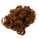 Fashionable Women Ladies Girls Curly Synthetic Hair Bun Cover Hairpiece Clip In Scrunchie Hair Extension