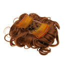Fashionable Women Ladies Girls Curly Synthetic Hair Bun Cover Hairpiece Clip In Scrunchie Hair Extension