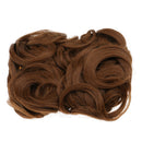 Fashionable Women Ladies Girls Curly Synthetic Hair Bun Cover Hairpiece Clip In Scrunchie Hair Extension