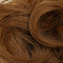 Women Girls Party Charms Artificial Hairs Wavy Curly Drawstring Synthetic Hair Bun Hairpiece Hair Extension Golden