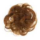 Women Girls Party Charms Artificial Hairs Wavy Curly Drawstring Synthetic Hair Bun Hairpiece Hair Extension Golden