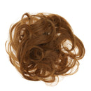 Women Girls Party Charms Artificial Hairs Wavy Curly Drawstring Synthetic Hair Bun Hairpiece Hair Extension Golden