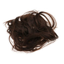 Women Girls Party Charms Artificial Hairs Wavy Curly Drawstring Synthetic Hair Bun Updo Chignon Hairpiece Hair Extension Brown