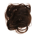 Women Girls Party Charms Artificial Hairs Wavy Curly Drawstring Synthetic Hair Bun Updo Chignon Hairpiece Hair Extension Brown