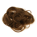 Women Girls Artificial Hairs Wavy Curly Drawstring Synthetic Hair Bun Cover Hairpiece Hair Extension