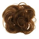 Women Girls Artificial Hairs Wavy Curly Drawstring Synthetic Hair Bun Cover Hairpiece Hair Extension