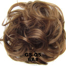 Women Girls Artificial Hairs Wavy Curly Drawstring Synthetic Hair Bun Cover Hairpiece Hair Extension