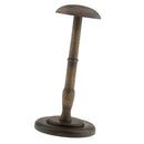 Vintage Style Wooden Wood Wig Hat Cap Helmet Rack Holder Display Stand