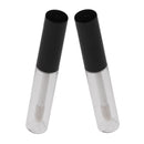 4ml Acrylic Protable Empty Clear Lip Gloss Tube DIY Makeup Lip Balm Tubes Bottle Container Pack of 2 Clear